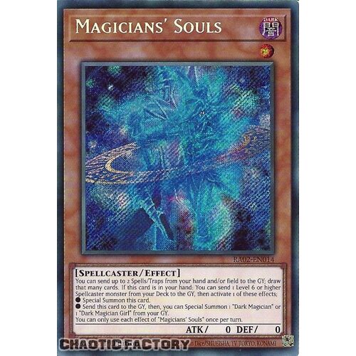 RA02-EN014 Magicians' Souls Secret Rare 1st Edition NM