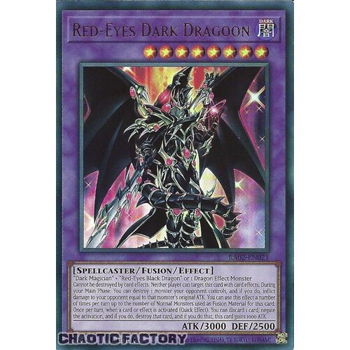 RA02-EN021 Red-Eyes Dark Dragoon Ultra Rare 1st Edition NM