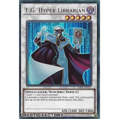 RA02-EN027 T.G. Hyper Librarian Ultra Rare 1st Edition NM