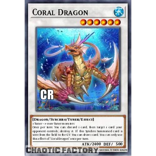 Collector's Rare RA02-EN031 Coral Dragon 1st Edition NM