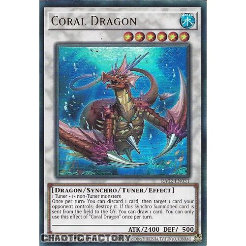 RA02-EN031 Coral Dragon Ultra Rare 1st Edition NM