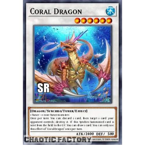 RA02-EN031 Coral Dragon Super Rare 1st Edition NM