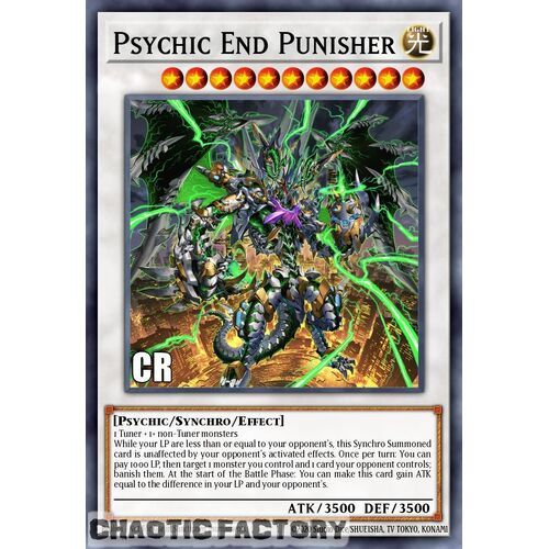 Collector's Rare RA02-EN032 Psychic End Punisher 1st Edition NM