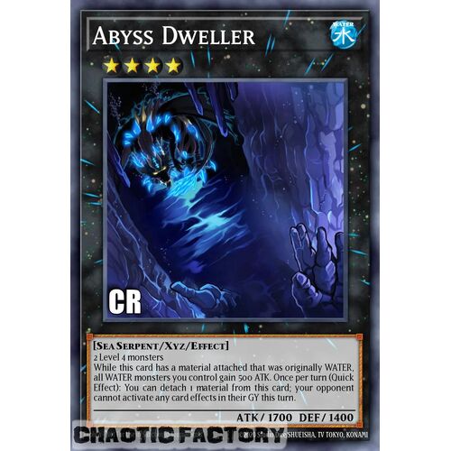 Collector's Rare RA02-EN033 Abyss Dweller 1st Edition NM