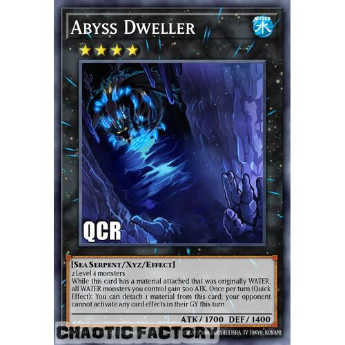 Quarter Century Secret Rare RA02-EN033 Abyss Dweller 1st Edition NM