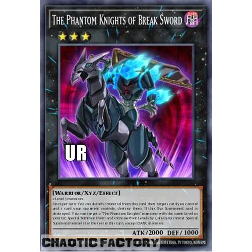 RA02-EN035 The Phantom Knights of Break Sword Ultra Rare 1st Edition NM