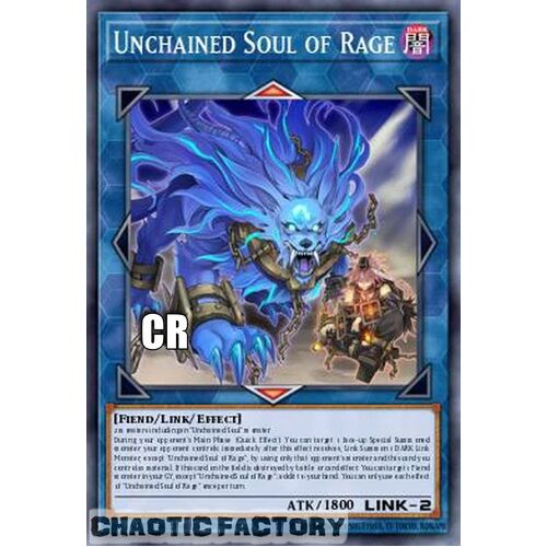 Collector's Rare RA02-EN041 Unchained Soul of Rage 1st Edition NM