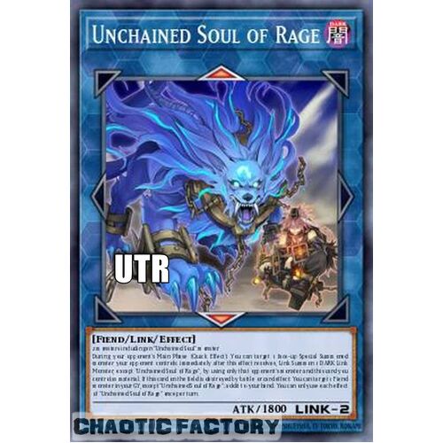 Ultimate Rare RA02-EN041 Unchained Soul of Rage 1st Edition NM