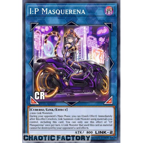 Collector's Rare RA02-EN042 I:P Masquerena (alternate art) 1st Edition NM