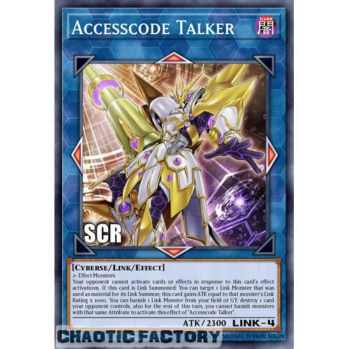 RA02-EN044 Accesscode Talker Secret Rare 1st Edition NM