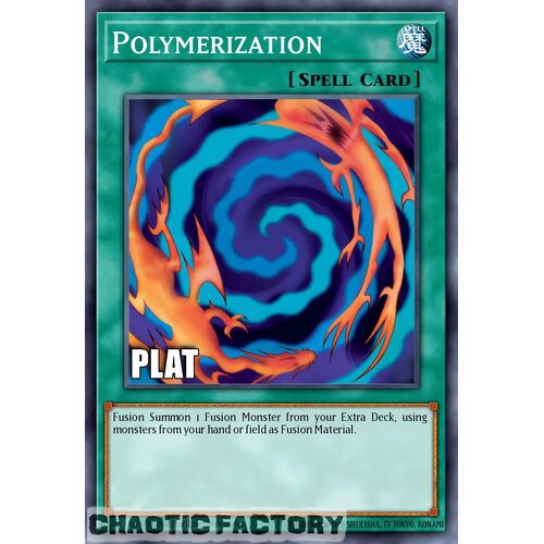 Platinum Secret Rare RA02-EN047 Polymerization 1st Edition NM