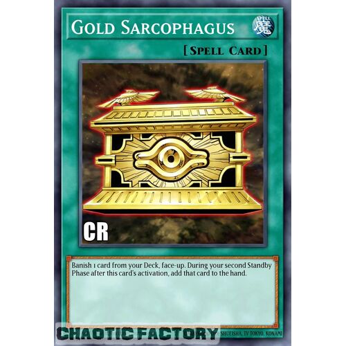 Collector's Rare RA02-EN052 Gold Sarcophagus 1st Edition NM