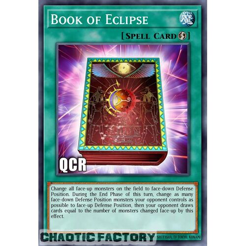 Quarter Century Secret Rare RA02-EN054 Book of Eclipse 1st Edition NM