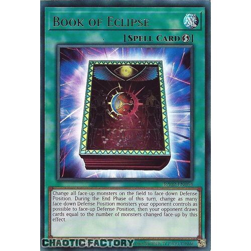 RA02-EN054 Book of Eclipse Ultra Rare 1st Edition NM