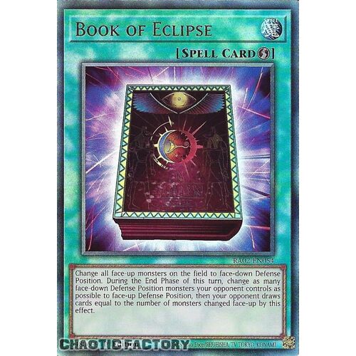 Ultimate Rare RA02-EN054 Book of Eclipse 1st Edition NM