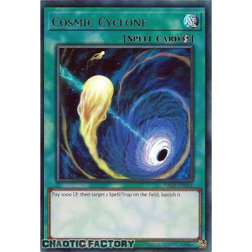 RA02-EN061 Cosmic Cyclone Ultra Rare 1st Edition NM