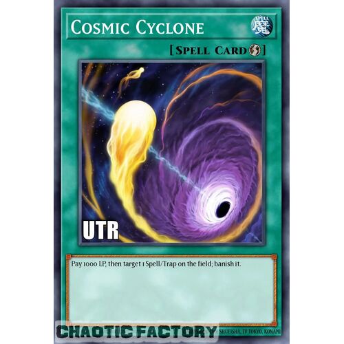 Ultimate Rare RA02-EN061 Cosmic Cyclone 1st Edition NM