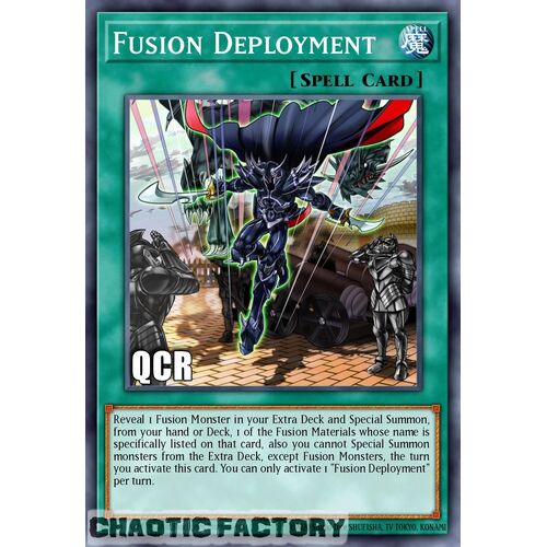 Quarter Century Secret Rare RA02-EN065 Fusion Deployment 1st Edition NM