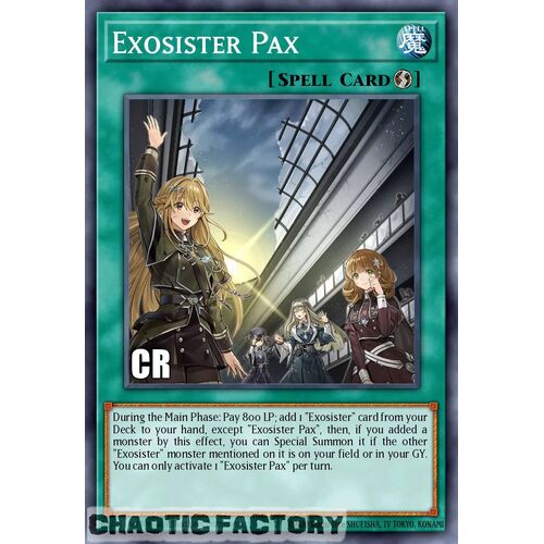 Collector's Rare RA02-EN066 Exosister Pax 1st Edition NM