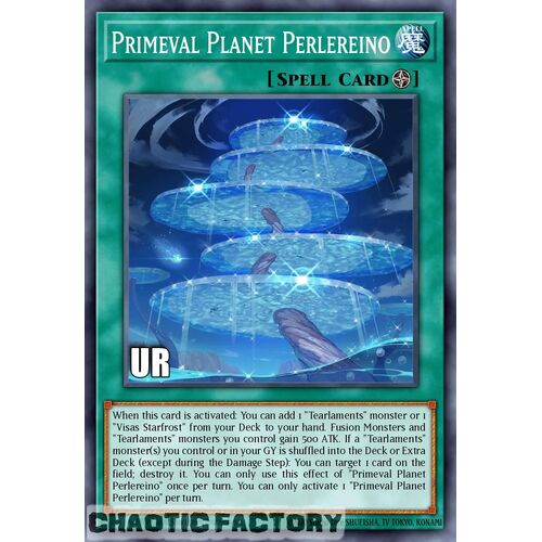 RA02-EN069 Primeval Planet Perlereino Ultra Rare 1st Edition NM