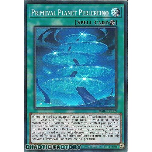 RA02-EN069 Primeval Planet Perlereino Super Rare 1st Edition NM