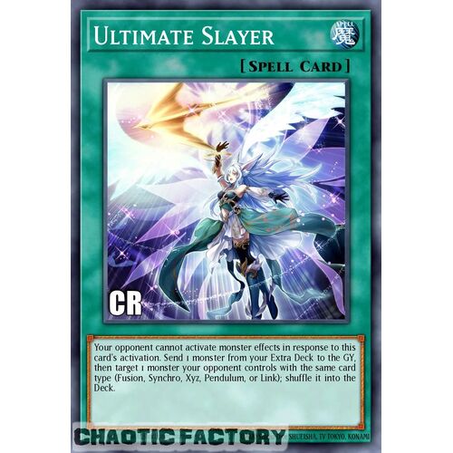 Collector's Rare RA02-EN070 Ultimate Slayer 1st Edition NM