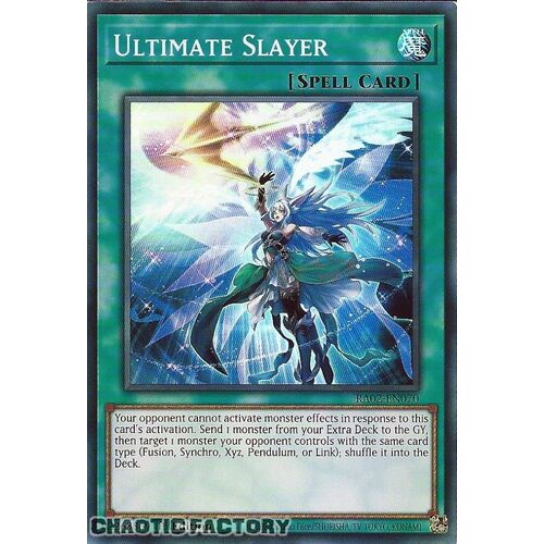 RA02-EN070 Ultimate Slayer Super Rare 1st Edition NM