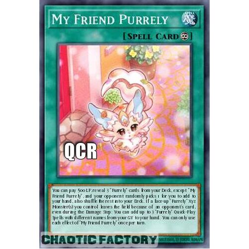 Quarter Century Secret Rare RA02-EN071 My Friend Purrely 1st Edition NM