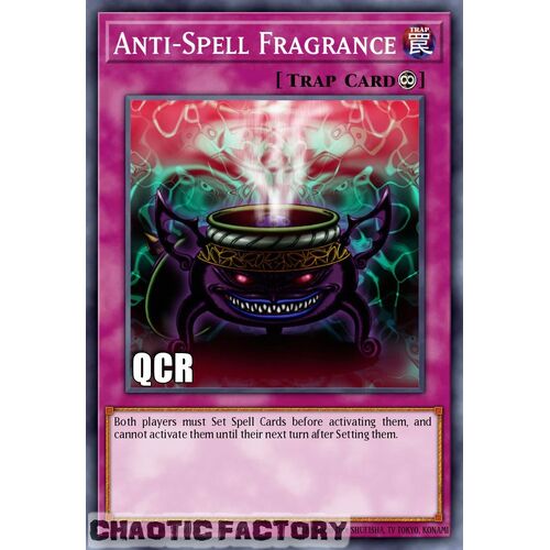 Quarter Century Secret Rare RA02-EN076 Anti-Spell Fragrance 1st Edition NM