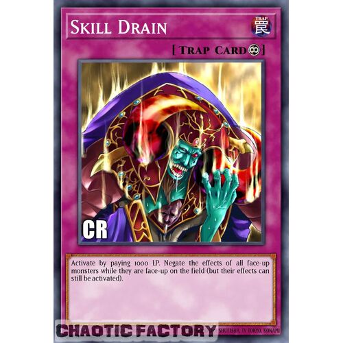 Collector's Rare RA02-EN077 Skill Drain 1st Edition NM