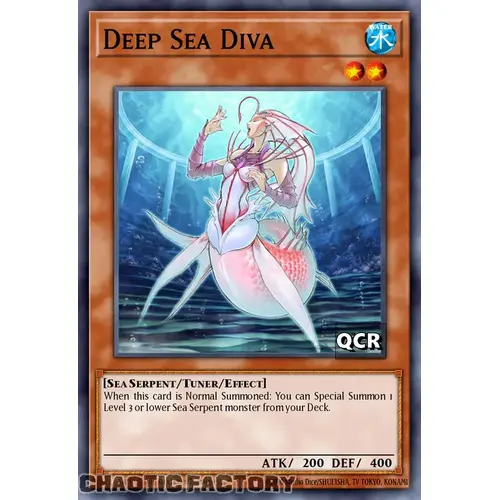 RA03-EN004 Deep Sea Diva Quarter Century Secret Rare 1st Edition NM