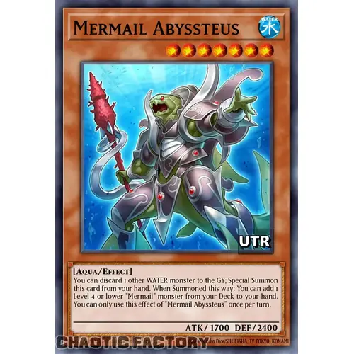 RA03-EN007 Mermail Abyssteus Ultimate Rare 1st Edition NM