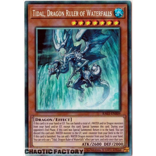 RA03-EN009 Tidal, Dragon Ruler of Waterfalls Collector's Rare 1st Edition NM