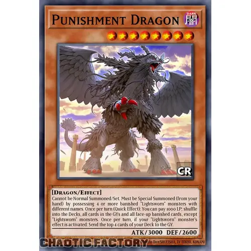 RA03-EN015 Punishment Dragon Collector's Rare 1st Edition NM