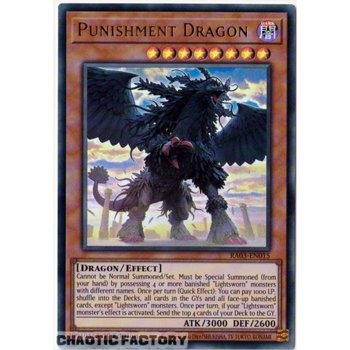 RA03-EN015 Punishment Dragon Ultra Rare 1st Edition NM