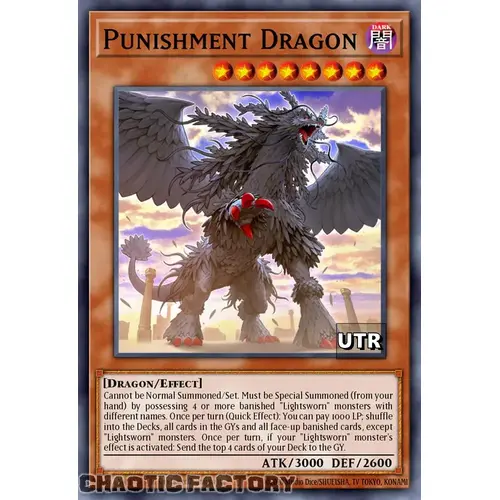 RA03-EN015 Punishment Dragon Ultimate Rare 1st Edition NM