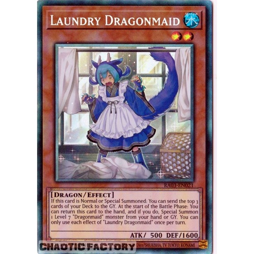 RA03-EN021 Laundry Dragonmaid Collector's Rare 1st Edition NM