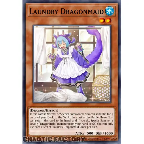 RA03-EN021 Laundry Dragonmaid Super Rare 1st Edition NM