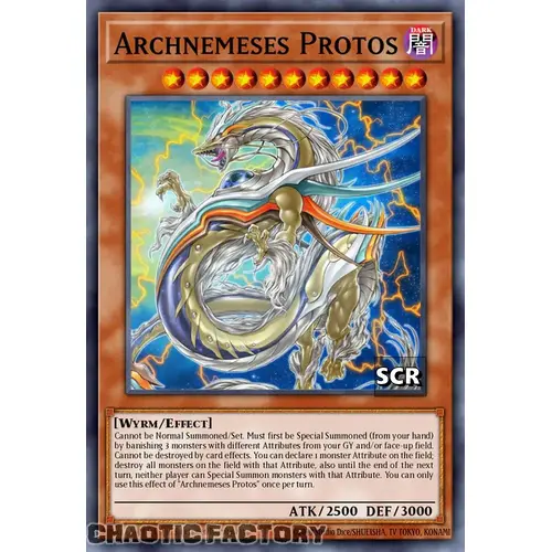 RA03-EN023 Archnemeses Protos Secret Rare 1st Edition NM