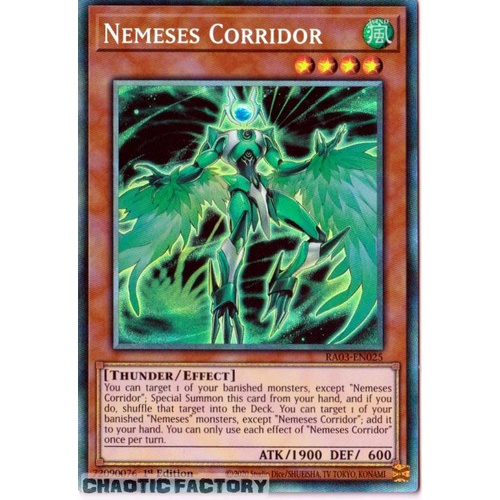 RA03-EN025 Nemeses Corridor Collector's Rare 1st Edition NM