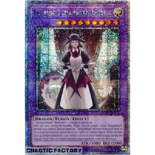 RA03-EN037 House Dragonmaid Quarter Century Secret Rare 1st Edition NM