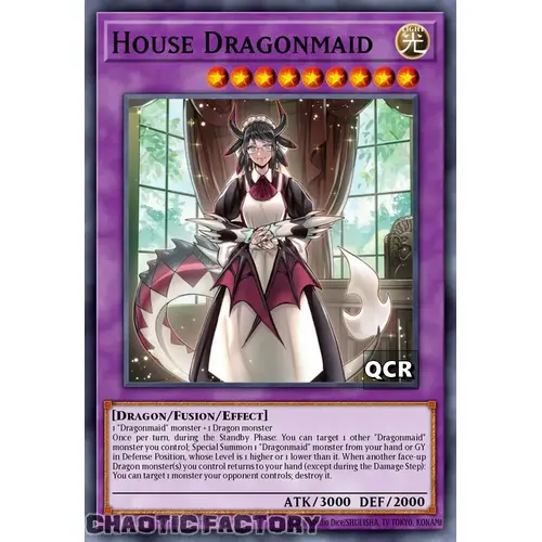 RA03-EN037 House Dragonmaid Quarter Century Secret Rare 1st Edition NM