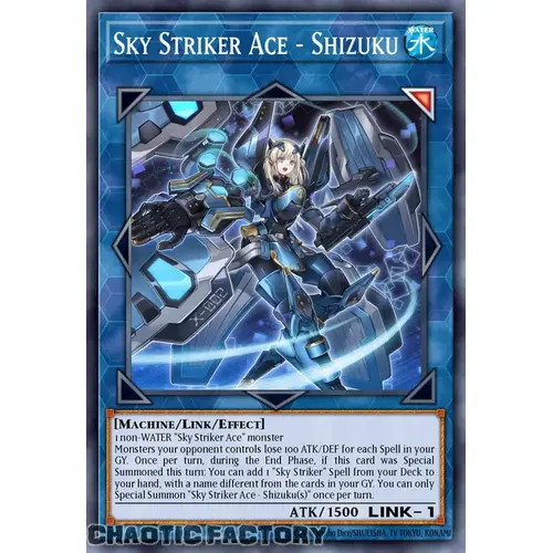 RA03-EN043 Sky Striker Ace - Shizuku Super Rare 1st Edition NM