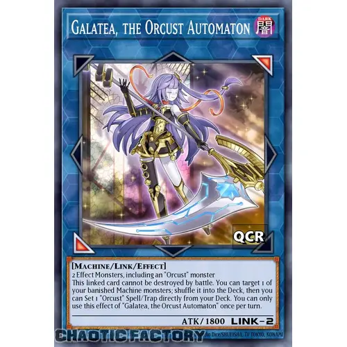 RA03-EN044 Galatea, the Orcust Automaton Quarter Century Secret Rare 1st Edition NM