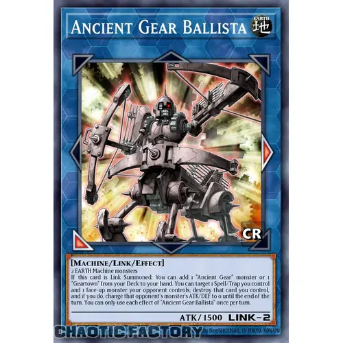 RA03-EN046 Ancient Gear Ballista Collector's Rare 1st Edition NM