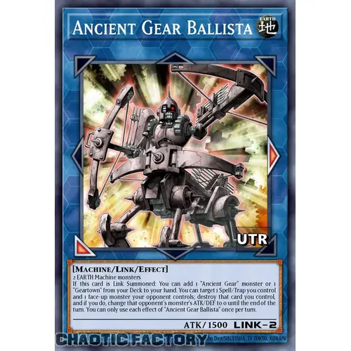 RA03-EN046 Ancient Gear Ballista Ultimate Rare 1st Edition NM