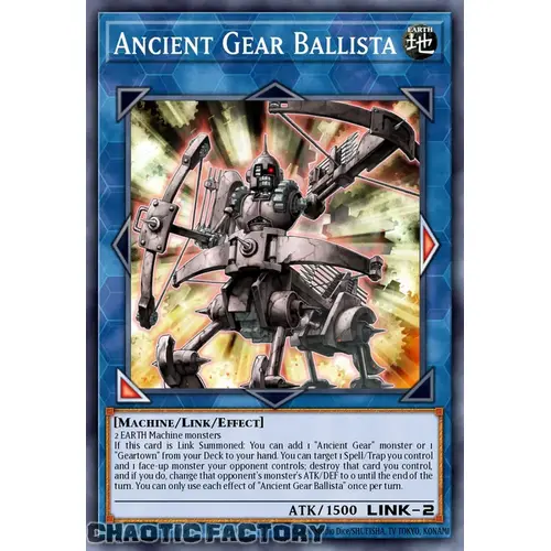 RA03-EN046 Ancient Gear Ballista Super Rare 1st Edition NM