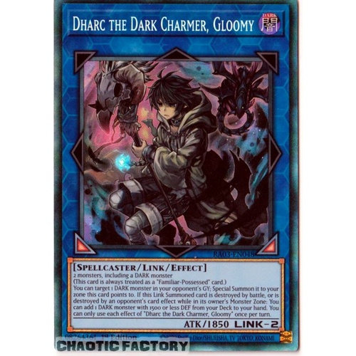 RA03-EN048 Dharc the Dark Charmer, Gloomy Collector's Rare 1st Edition NM