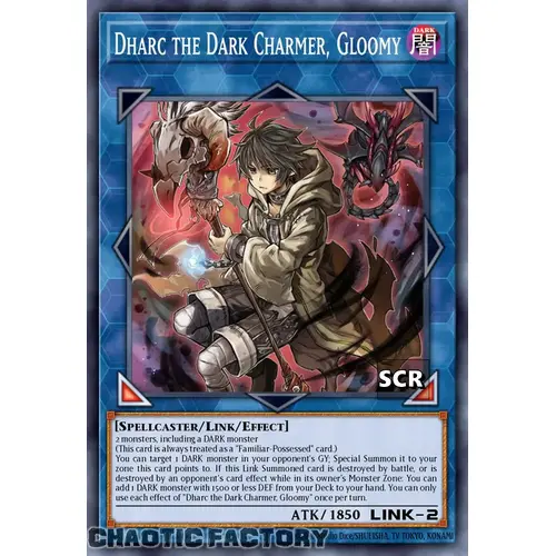 RA03-EN048 Dharc the Dark Charmer, Gloomy Secret Rare 1st Edition NM