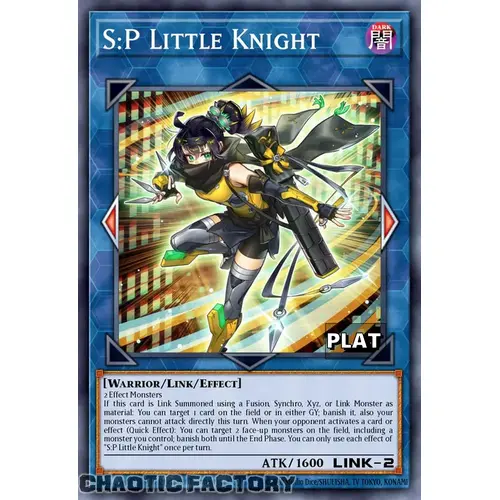 RA03-EN049 S:P Little Knight Platinum Secret Rare 1st Edition NM